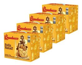 Kit 4 Cesta De Natal Bauducco Grande 20 Itens Kit 4 Cesta De Natal Bauducco Grande 20 Itens