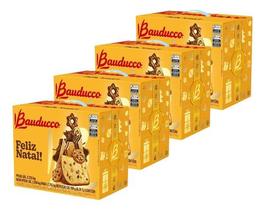 Kit 4 Cesta De Natal Bauducco Grande 20 Itens Nota Fiscal Kit 4 Cesta De Natal Bauducco Grande 20 Itens Nota Fiscal