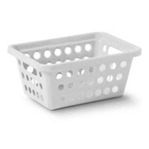 kit 4 Cestas Organizadoras P Branca Em Polipropileno N355-4 Pracasa