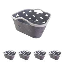 kit 4 Cesto Organizador Caixa objetos Multiuso quadrado 25cm kit 4 Cesto Organizador Caixa objetos Multiuso quadrado 25cm