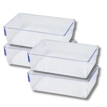 Kit 4 Cesto Organizador de Armario Modular 3 Porta Utensilio