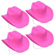 Kit 4 Chapéus Festa Junina e Cowboy Adulto e Infantil Rosa Boiadeira Kit 4 Chapéus Festa Junina e Cowboy Adulto e Infantil Rosa Boiadeira