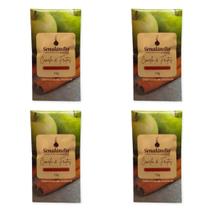 Kit 4 Cheirinho de Canela e Frutas Gaveta Armário Guarda Roupa Cheiroso Sachê Senalândia - Envio Já