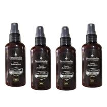 Kit 4 Cheirinho de Carro Ferrar Black Odorizador Aromatizador Spray 60ml Senalândia - Envio Já