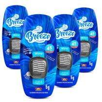 Kit 4 Cheirinhos Aromatizante Proauto Breeze Sensations Wave 5g