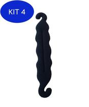 Kit 4 Chiquita Bacana Acessório De Espuma Para Cabelo Coque - Hairagami