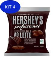Kit 4 Chocolate Ao Leite Hershey's Professional Moeda 1,01kg - Hersheys