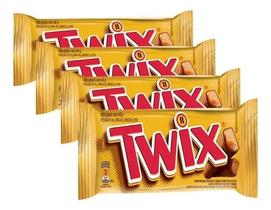 Kit 4 Chocolate Duplo Twix Original 4 Unidades 40g Mars
