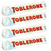 Kit 4 Chocolate Importado Suiça Toblerone White 100g X 4