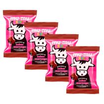 Kit 4 Chocolate Mu-Mu Kids Neugebauer Morango 15,6g