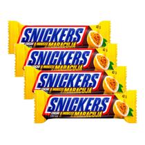 Kit 4 Chocolate Snickers Mousse de Maracujá 42g Kit 4 Chocolate Snickers Mousse de Maracujá 42g