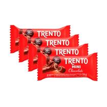 Kit 4 Chocolate Trento Mini Ao Leite 16g
