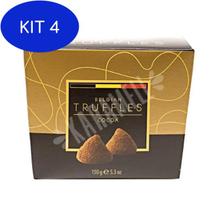 Kit 4 Chocolate Truffles Cocoa Flavour - Belgian