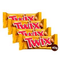 Kit 4 Chocolate Twix Original 40g
