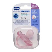 kit 4 chupetas chicco physio forma 16-36 m rosa