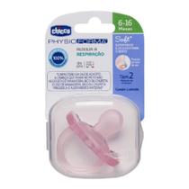 kit 4 chupetas chicco physio forma 6-16 m rosa