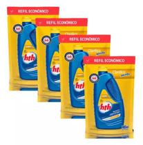 Kit 4 Clarificante MaxFloc HTH 900ml Piscinas