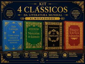 Kit 4 Clássicos da literatura mundial - ALMOFADADOS Kit 4 Clássicos da literatura mundial - ALMOFADADOS