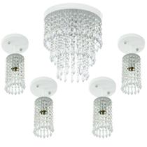 Kit 4 Clearcrillic + Lustre Manucrillic Branco