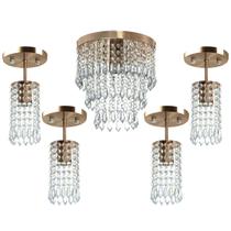 Kit 4 Clearcrillic + Lustre Manucrillic Cobre