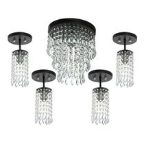 Kit 4 Clearcrillic + Lustre Manucrillic Preto