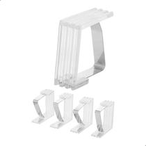 Kit 4 Clips Prendedor De Toalha De Mesa 4x4,5cm Clink CK4264 - Darujo