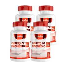 Kit 4 Cloreto de Magnésio PA 120 Cápsulas Nutrivale Kit 4 Cloreto de Magnésio PA 120 Cápsulas Nutrivale