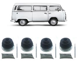 Kit 4 Coifa Homocinética Kombi 1978 1979 1996 1997 Com Flange