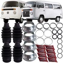 Kit 4 Coifas Roda e Câmbio Kombi 1998 a 2013 Albarus Kit 4 Coifas Roda e Câmbio Kombi 1998 a 2013 Albarus