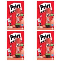 Kit 4 Cola Bastão Pritt Henkel tubo de 40g não tóxica