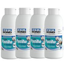 Kit 4 Cola Pastilha Mosaico Pisos e Azulejo Tekbond 750g Kit 4 Cola Pastilha Mosaico Pisos e Azulejo Tekbond 750g