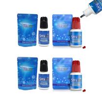Kit 4 Cola SKY Profissional Extensão de Cílios Fio A Fio