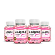 Kit 4 Colágeno Femme Maxinutri Vitaminas e Zinco 90 Cápsulas Kit 4 Colágeno Femme Maxinutri Vitaminas e Zinco 90 Cápsulas