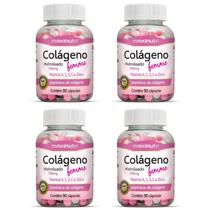 Kit 4 Colágeno Hidrolisado Femme - 90 Cápsulas - Maxinutri Kit 4 Colágeno Hidrolisado Femme - 90 Cápsulas - Maxinutri