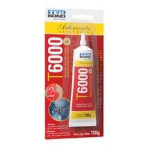 Kit 4 Colas Adesivo Artesanato T6000 Tekbond Pedraria Jóias