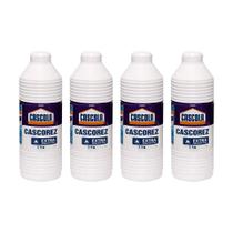 Kit 4 Colas branca Cascorez Líquida Madeira Extra Adesivo 1kg pva