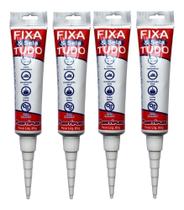 Kit 4 Colas Fixa e Sela Tudo Uso Geral Bisnaga 85g Mastiflex - 54372 Kit 4 Colas Fixa e Sela Tudo Uso Geral Bisnaga 85g Mastiflex - 54372