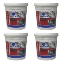 Kit 4 Colas HDFLEX 1 kg para rodapés, molduras e guarnições