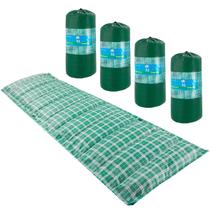 Kit 4 Colchonete Multiuso Solteiro Ginastica Yoga Exercício Academia Camping 190x60cm - Emcompre