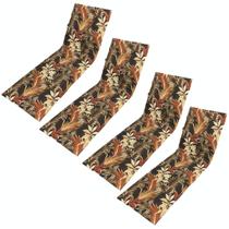 Kit 4 Colchonetes Dupla Face para Espreguiçadeira Riviera Kit 4 Colchonetes Dupla Face para Espreguiçadeira Riviera