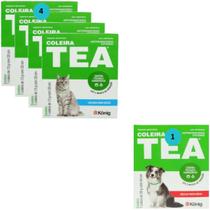 Kit 4 Coleiras TEA Gatos 1 Coleira Cães Médios Com 57cm König
