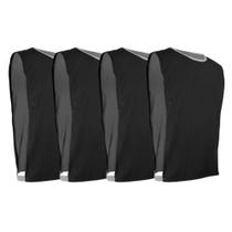 Kit 4 Coletes de Futebol Infantil 3 a 7 Anos Esportivo Poliéster