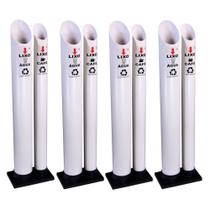 Kit 4 Coletores Duplos Água/Café PVC Kit 4 Coletores Duplos Água/Café PVC