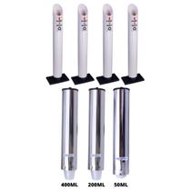Kit 4 Coletores Individuais Água PVC + 1 Dispenser Redondo 200ml + 1 Dispenser Redondo 400ml + 1 Dispenser Redondo 50ml Kit 4 Coletores Individuais Água PVC + 1 Dispenser Redondo 200ml + 1 Dispenser Redondo 400ml + 1 Dispenser Redondo 50ml