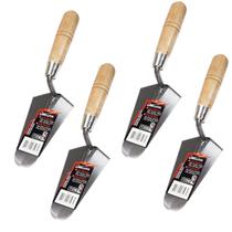 Kit 4 colheres de pedreiro bellota 7 polegadas ct reto