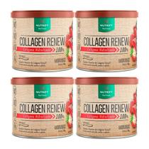 Kit 4 Collagen Renew (Hidrolisado Verisol) Morango 300G