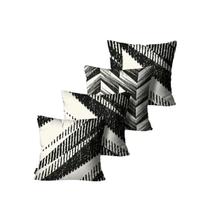 Kit 4 com Capas para Almofadas Premium Cetim Mdecore 45x45