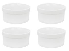 Kit 4 Comedouro Bebedouro Cães/Gatos/Passarinhos Porcelana 400ml 2ª Linha