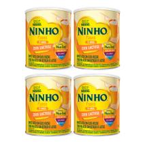 Kit 4 Composto Lácteo NINHO Fases 3+ Anos Zero Lactose 700g