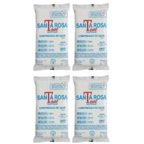 Kit 4 Compressa de Gaze 7,5x7,5 09 Fios 180g Não Estéril - Santa Rosa Kit 4 Compressa de Gaze 7,5x7,5 09 Fios 180g Não Estéril - Santa Rosa
